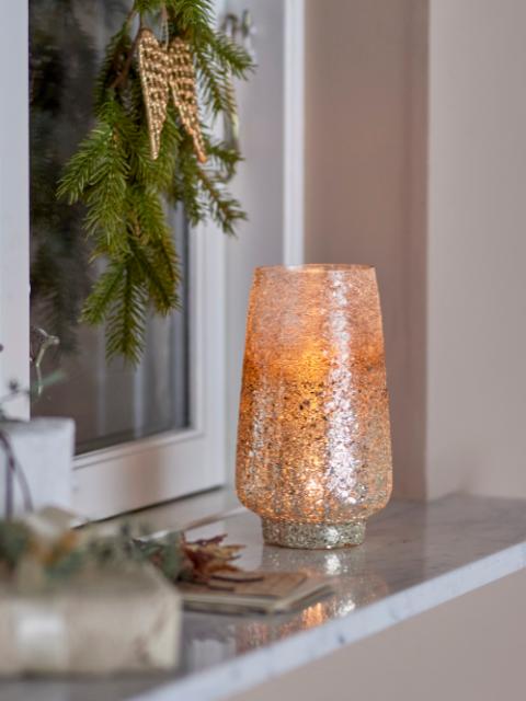Lucina Votive, Silver, Glass