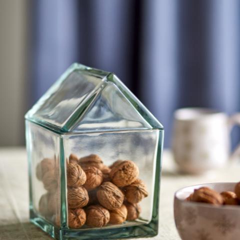 Elius Cruche avec couvercle , Dégager, Verre recyclé