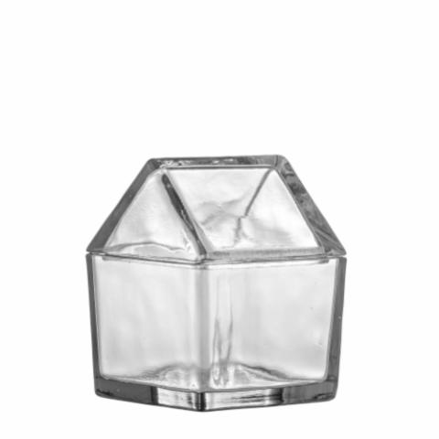 Elius Krukke m/låg, Klar, Genanvendt Glas