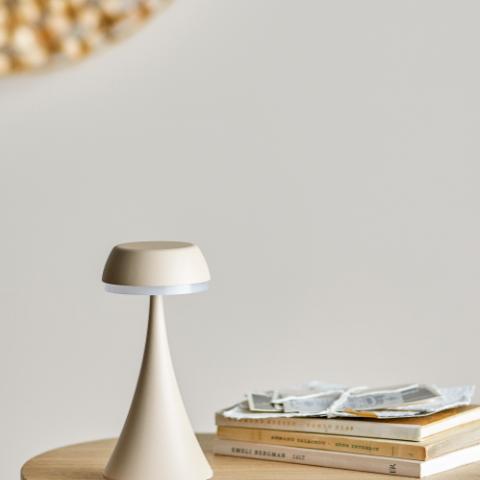 Pepple Portable Lampe, Rechargeable, Nature, Aluminium