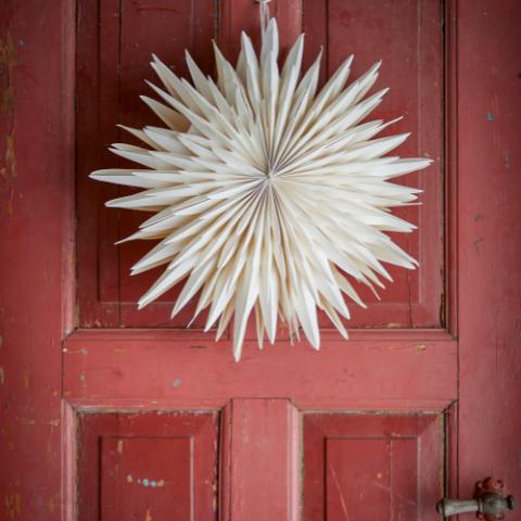 Elijas Étoile avec Lumière, Blanc, FSC® Mix, Papier