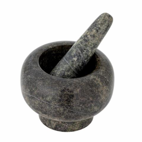 Arazo Mortar & Pestle, Green, Marble