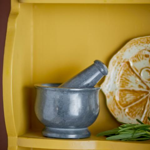 Aprilla Mortier et pilon , Gris, Pierre ollaire