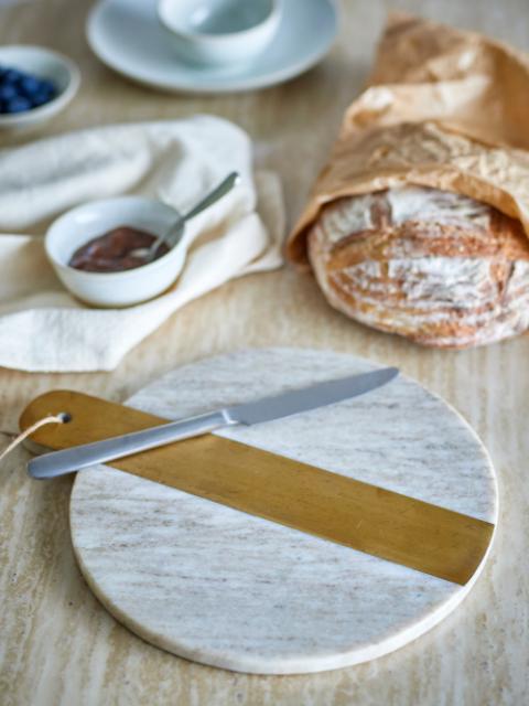 Villette Cutting Board, Nature, Marble