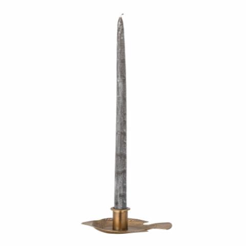 Fabius Candle Holder, Brass, Metal