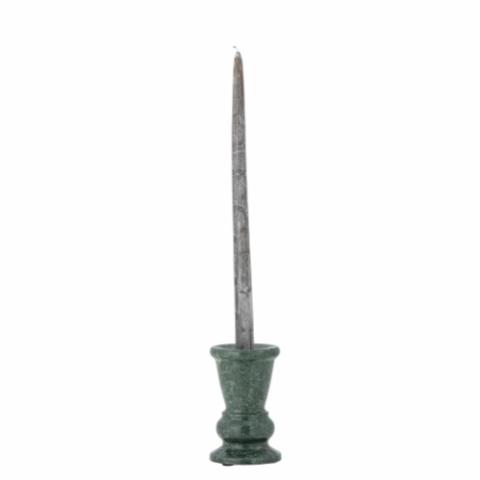 Sicilia Candle Holder, Green, Marble