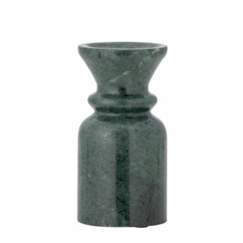 Sicilia Candle Holder, Green, Marble