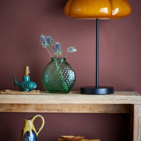 Kinoko Lampe de table, Jaune, Métal