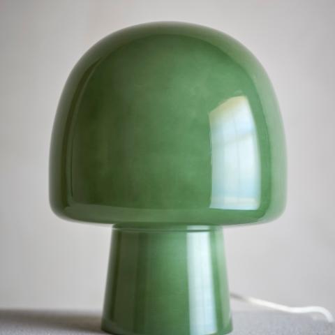 Paddy Table lamp, Green, Glass