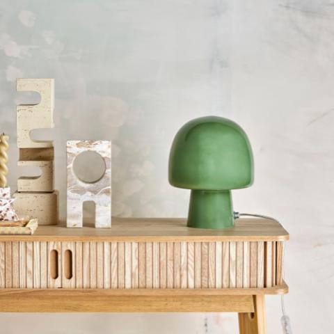 Paddy Lampe de table, Verte, Verre