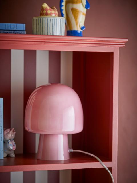 Paddy Table lamp, Rose, Glass