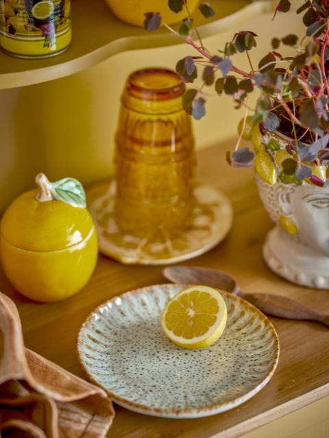 Fleur Plate, Nature, Stoneware