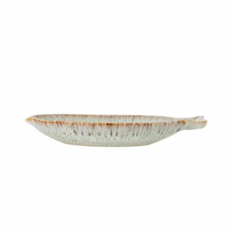 Fleur Serving Plate, Nature, Stoneware