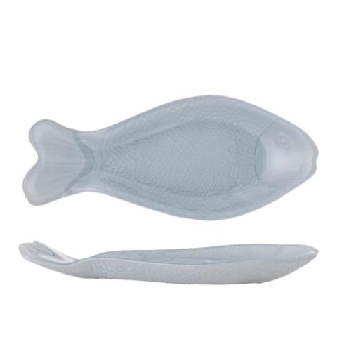 Yuna Tray, Grey, Glass