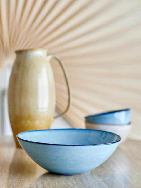 Sandrine Bowl, Blue, Stoneware