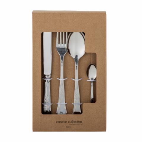 Tilly Bestik, Sølv, Rustfri Stål