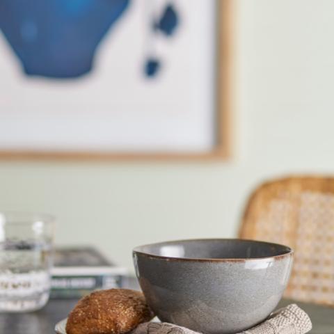 Sandrine Ensemble de petit déjuner, Gris, Grès