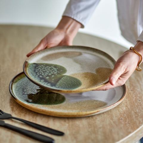 Jules Assiette, Verte, Grès