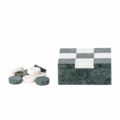 Aske Tic-Tac-Toe, Green, Marble