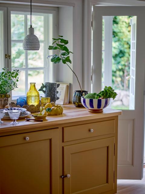 Elga Pendant Lamp, White, Stoneware