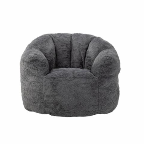 Kari Lounge Chair, Grey, Polyester