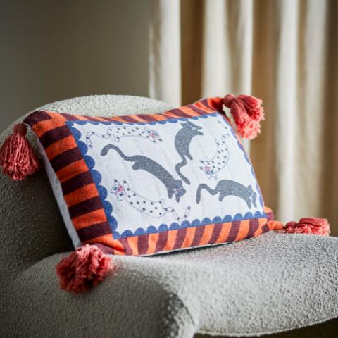 Missy Coussin, Multicolore, Coton recyclé