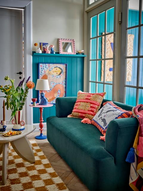 Missy Cushion, Multi, Recycled Cotton