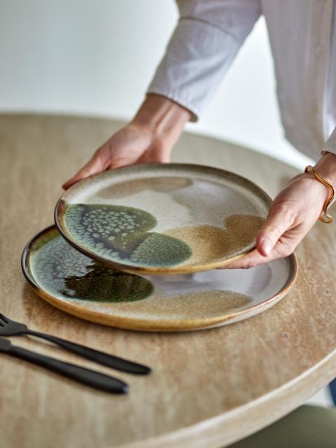 Jules Breakfast Set, Green, Stoneware