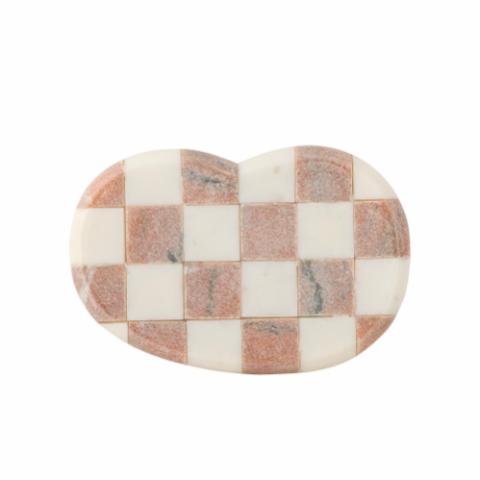Petrea Tray, Rose, Marble