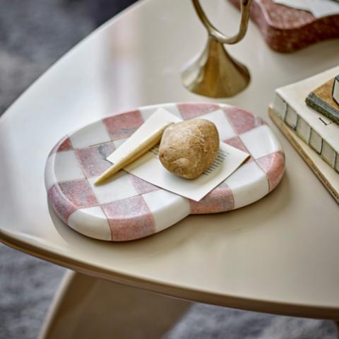 Petrea Plateau, Rose, Marbre