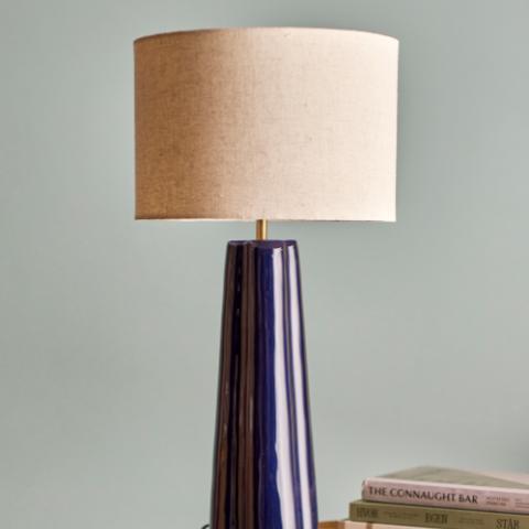Cornelie Table lamp, Blue, Aluminum