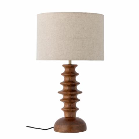 Elinora Table lamp, Brown, Mango