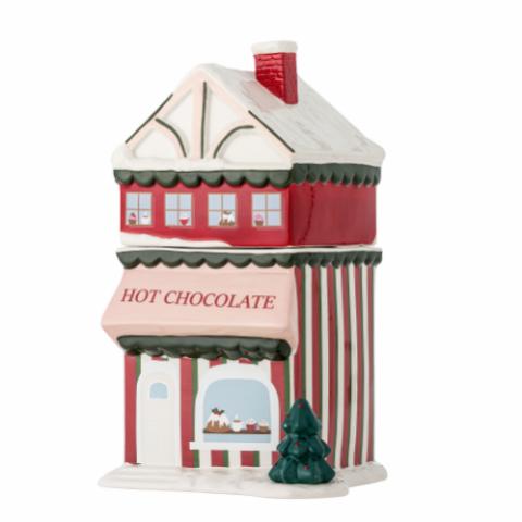 Gloria Jar w/Lid, Red, Ceramic