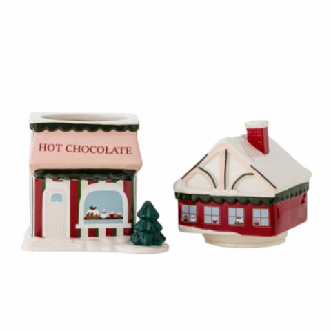 Gloria Krukke m/låg, Rød, Keramik