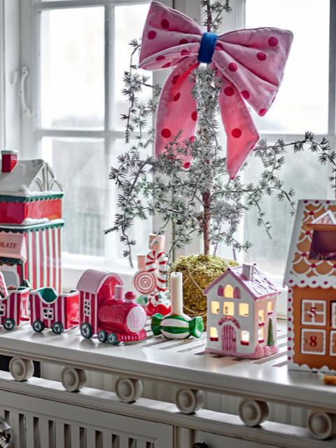 Gloria Jar w/Lid, Red, Ceramic