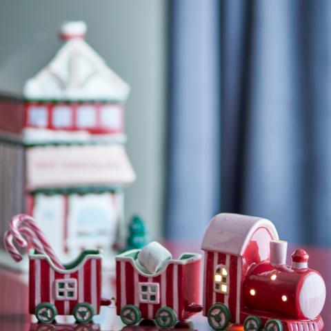 Gloria Deco, Red, Ceramic