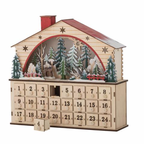 Melvin Calendrier lumineux, Nature, Contre-plaqué