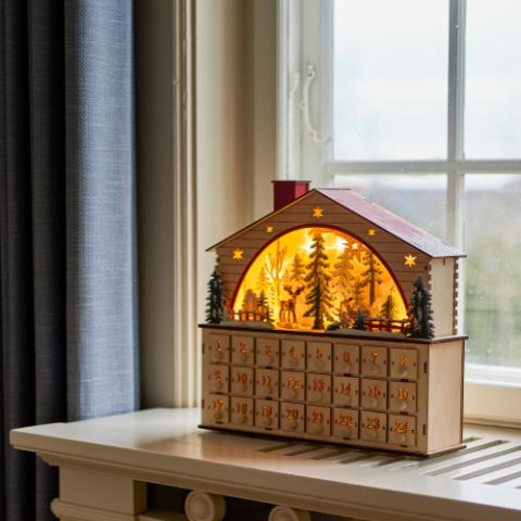 Melvin Calendrier lumineux, Nature, Contre-plaqué