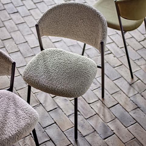 Marlo Spisebordsstol, Grå, Polyester