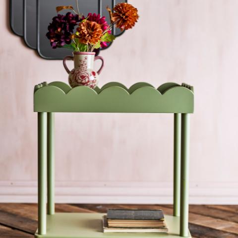Isola Table d'appoint, Verte, MDF