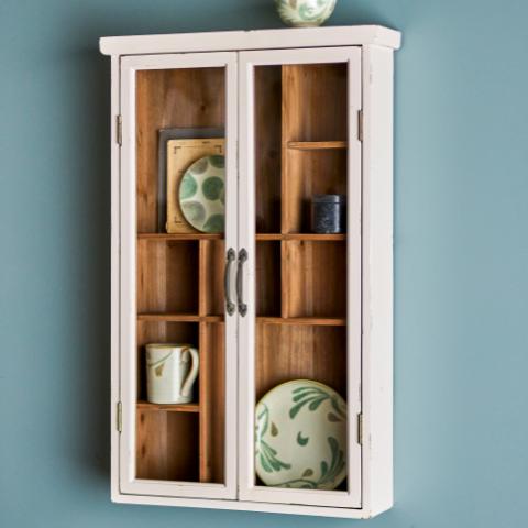 Hazem Cabinet, White, Firwood