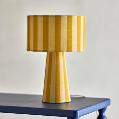 Emmie Lampe de table, Jaune, Lin