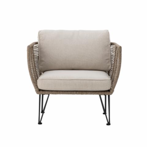 Mundo Chaise longue, Marron, Fer