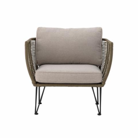 Mundo Chaise longue, Verte, Fer