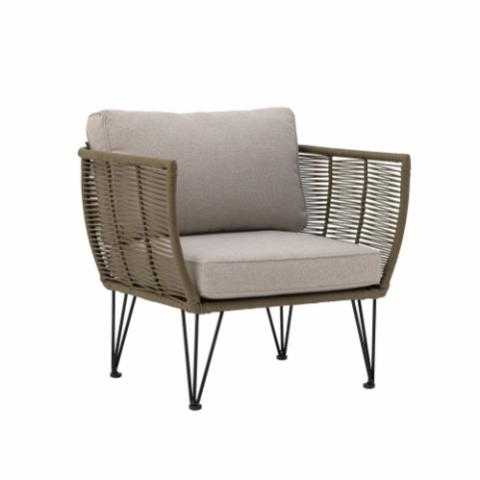 Mundo Chaise longue, Verte, Fer
