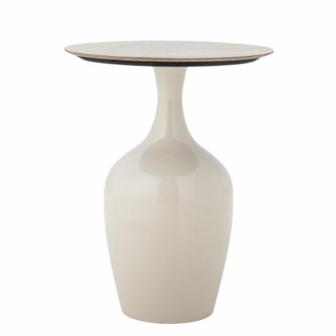 Lecco Side Table, Nature, Metal