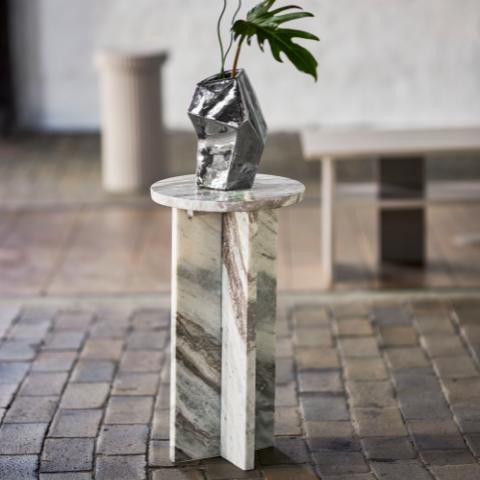 Jasmia Table d'appoint, Nature, Marbre