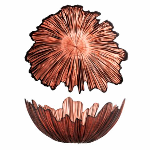 Aila Bowl, Red, Glass