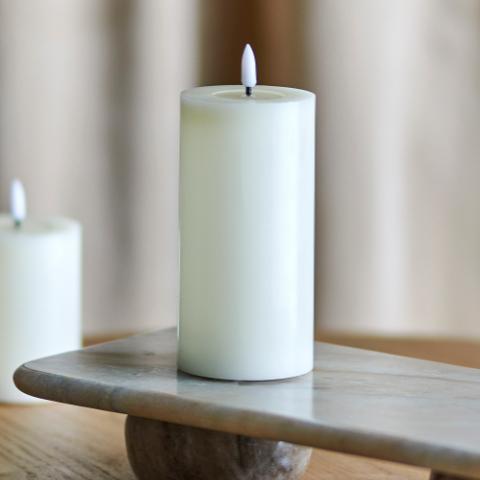 Ponza LED Candle, Blanc, Paraffine