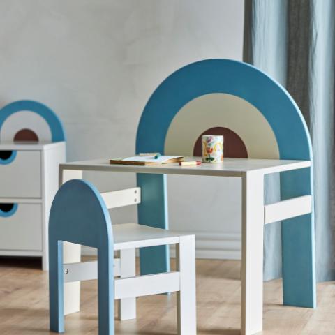 Kiki Table & Chair Set, Multi, FSC®Mix, MDF